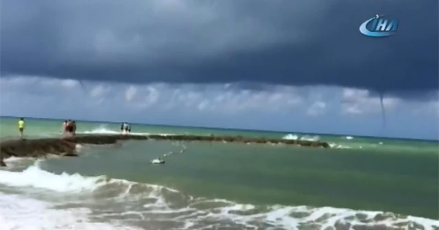 Antalya'da korkutan manzara