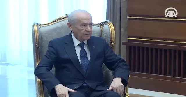 Erdoğan, MHP Genel Başkanı Bahçeli'yi kabul etti