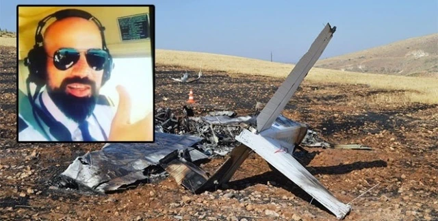 Hayatını kaybeden pilotun son görüntüleri