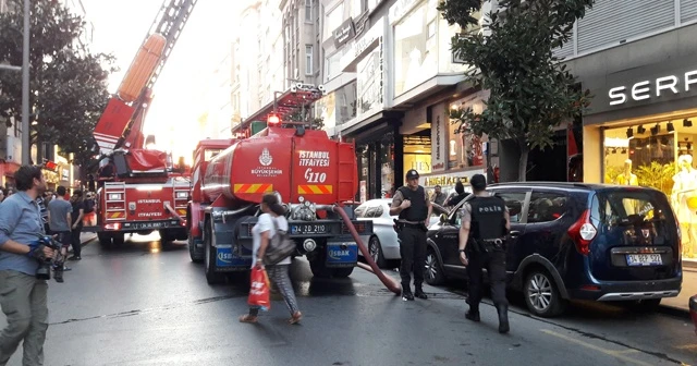 Nişantaşı’nda korkutan yangın
