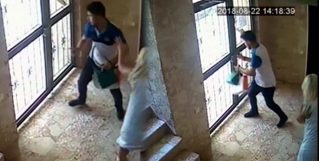 Rus kadın dehşeti yaşadı! O anlar kamerada...