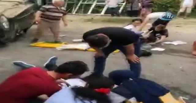 Samsun’da feci kaza: 5 yaralı