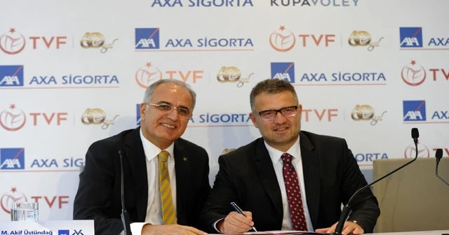AXA Sigorta Kupa Voley'in ana sponsoru oldu