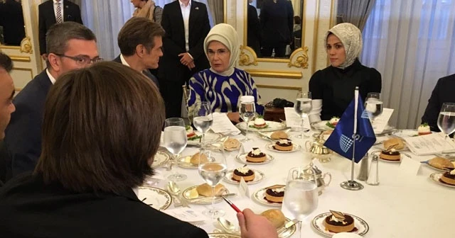 Emine Erdoğan'dan ABD'de "insani yardım" vurgusu