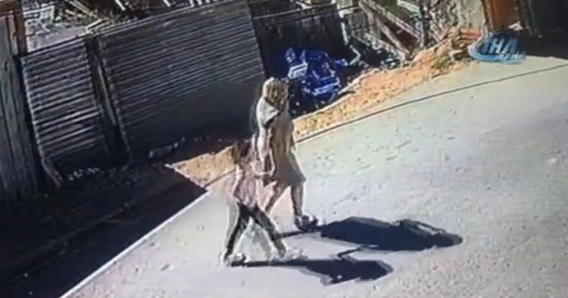 Küçük kıza anne şiddeti kamerada
