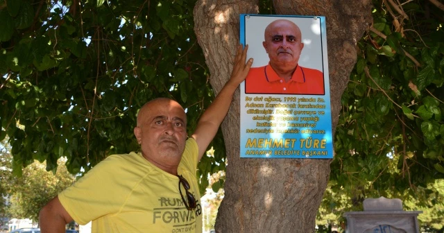 26 yıl önce diktiği ağaca adı verildi
