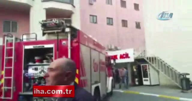 Bağcılar Eğitim ve Araştırma Hastanesi'nde yangın