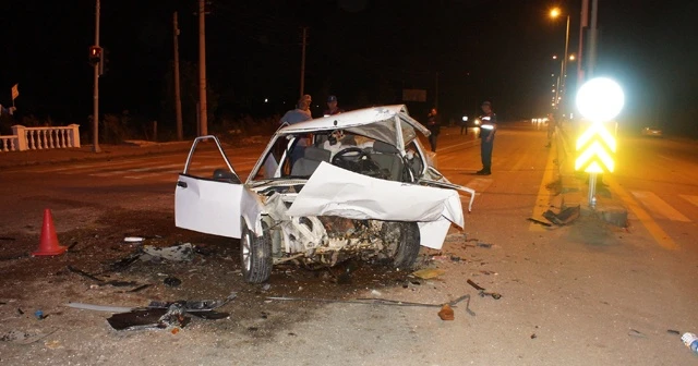 Çubuk'ta zincirleme trafik kazası: 1 ölü, 3 yaralı