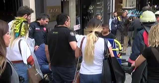 Güzellik salonunda korkutan yangın