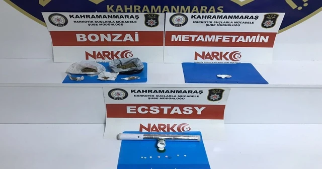 Kahramanmaraş’ta uyuşturucu operasyonu: 2 gözaltı