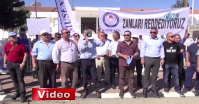 KKTC'de hükümet karşıtı protesto