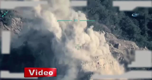 TSK, Irak'ın kuzeyine düzenlenen hava harekatının görüntülerini paylaştı