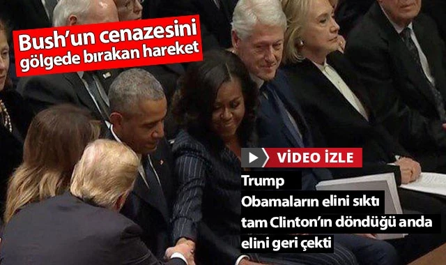 ABD’nin 41. Başkanı Bush'un cenaze töreni Washington'daki Ulusal Katedral'de yapıldı!