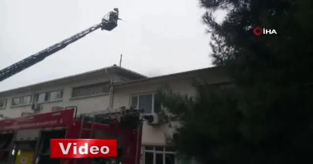 Kartal'da fabrika yangını