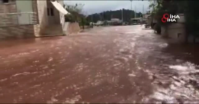Kekova'yı sel vurdu