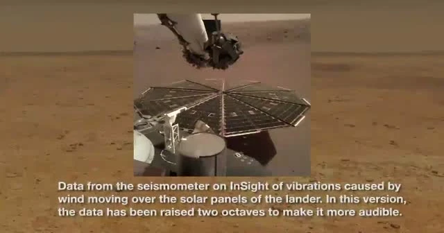 Mars'ın sesi ilk kez duyuldu
