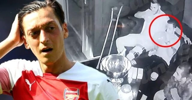 Mesut Özil, Lacazette ve Guendouzi'nin uyuşturucudan bayılma görüntüleri ortaya çıktı