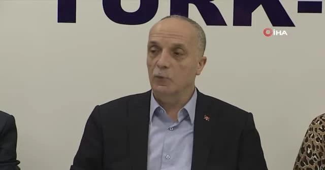 Türk-İş Genel Başkanı Atalay: Fransa'da gitmedi, 3 gün sonra bizim burada da aynısı olur