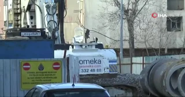 Kadıköy'de doğalgaz borusu böyle patladı