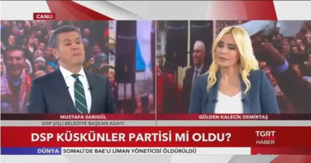 Mustafa Sarıgül TGRT Haber'e konuştu
