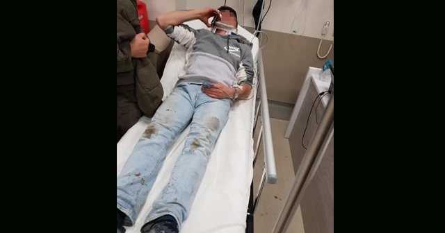Sancaktepe'de trafikte magandaların şahsı tekme tokat dövme anları kamerada