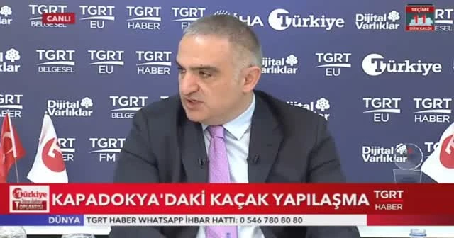 Bakan Ersoy: Kapadokya'daki inşaat yıkımları devam ediyor!