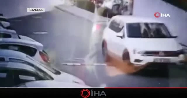Başakşehir'de dehşet anları kamerada! Adım adım faciaya yürüdü