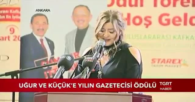 Cem Küçük ve Fuat Uğur'a 'En iyi Gazeteci ve Programcı' ödülü