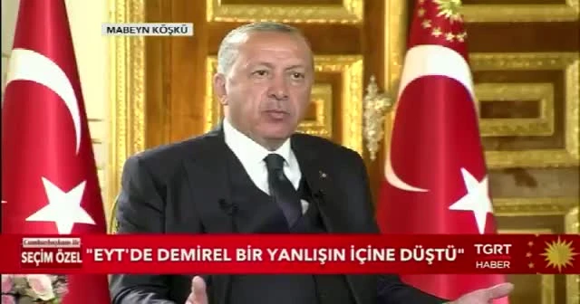 Cumhurbaşkanı Erdoğan'dan EYT ve 3600 ek gösterge açıklaması