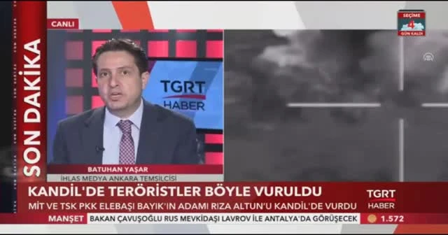 Kandil'de teröristler böyle vuruldu