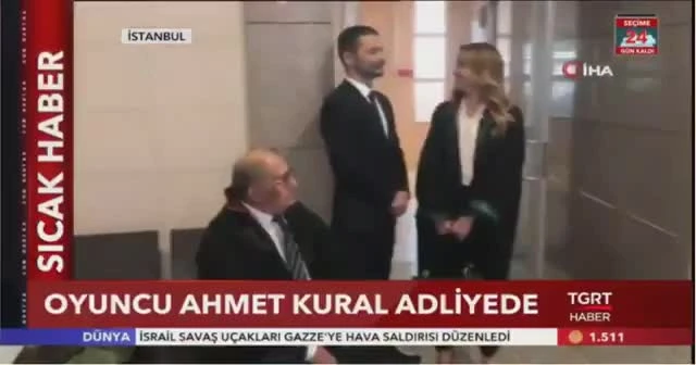 Oyuncu Ahmet Kural adliyede