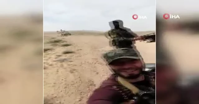 Suriye'de mayın patlama anı kameraya yansıdı