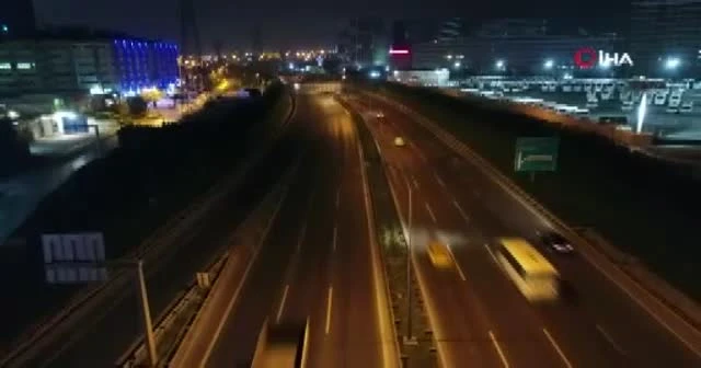 'Büyük göç' havadan görüntülendi