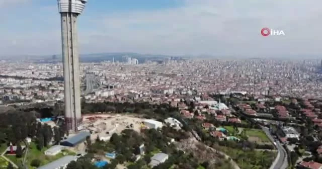 Çamlıca Kulesi manzarasıyla mest etti