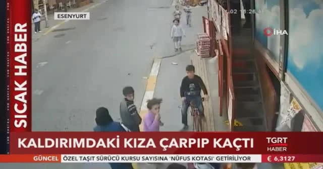 Vicdansız sürücü lüks aracıyla önce çarptı, sonra kaçtı