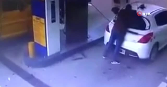 Akaryakıt istasyonunda garip patlama: Kokain havaya saçıldı