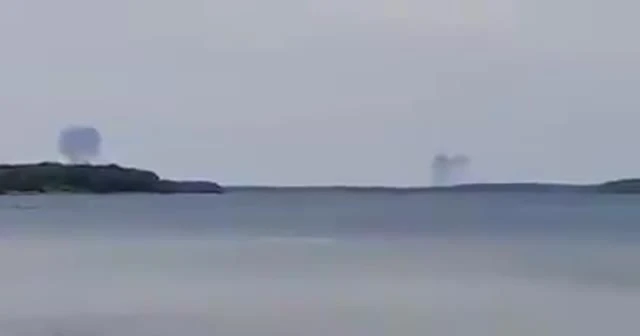 Almanya'da iki savaş uçağı çarpıştı