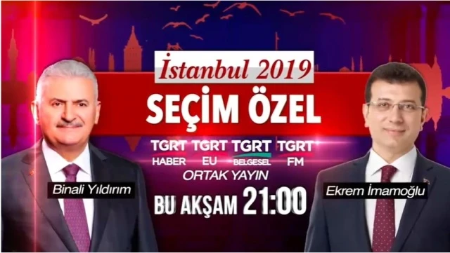 Binali Yıldırım - Ekrem İmamoğlu ortak yayını