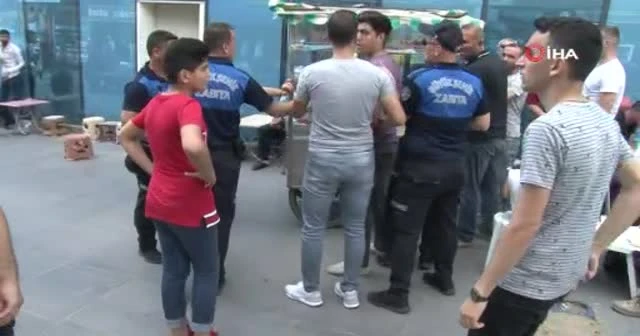 Bursa’da olaylı seyyar operasyonu