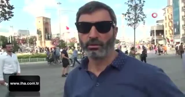 Dedektif gibi iz sürdü, kendisini dolandıran Filistinliyi Taksim'de yakaladı