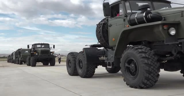 Bakanlık paylaştı: S-400 teslimatından ilk görüntüler