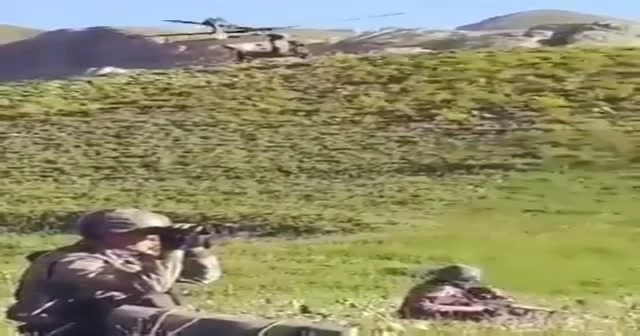 Pençe-2 Harekatı'ndan ilk video: Komandolar bölgeye helikopterle böyle indi