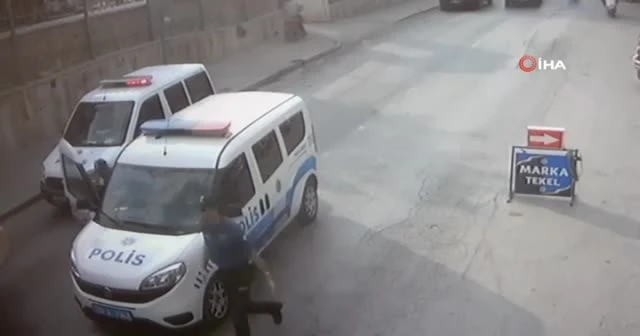 Maaşını alamayınca hem kepçeyi hem polis memurunu kaçırdı