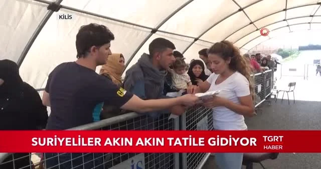 Suriyeliler akın akın tatile gidiyor