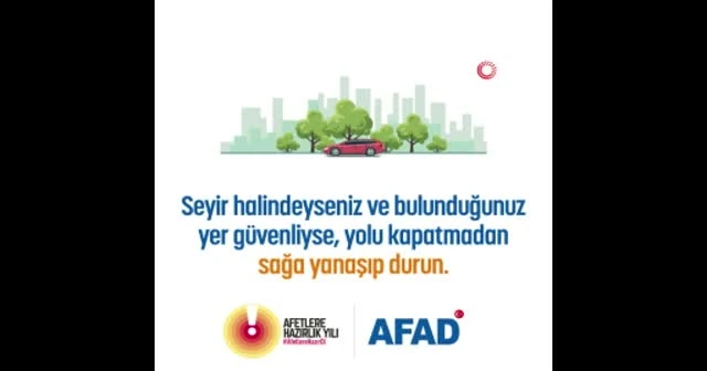 AFAD depremle ilgili bilgilendirme videosu yayınladı