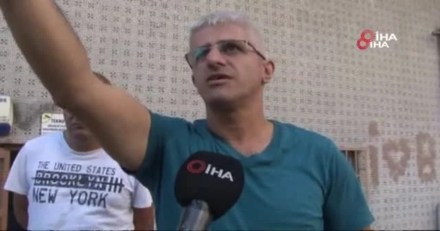 Polis baskınından kaçan mülteciler kamerada