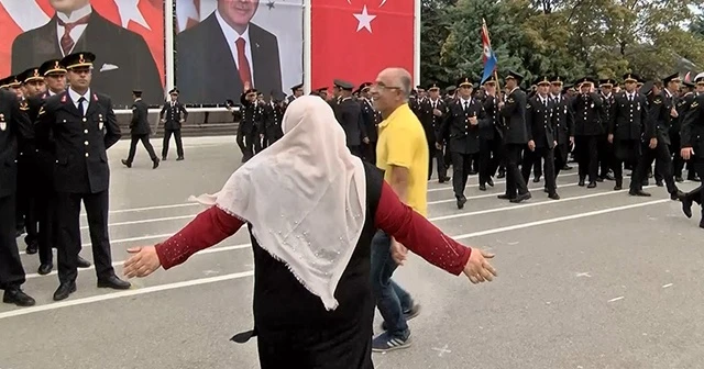 Yüzlerce asker arasında gözyaşlarıyla "Ali"sini aradı