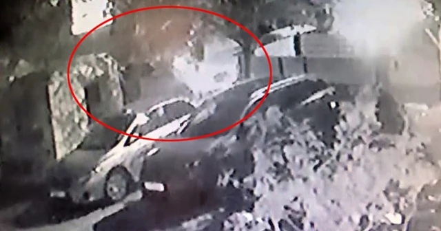 Eski koca dehşeti kamerada