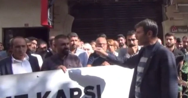 HDP'li gruba vatandaş tepki gösterdi