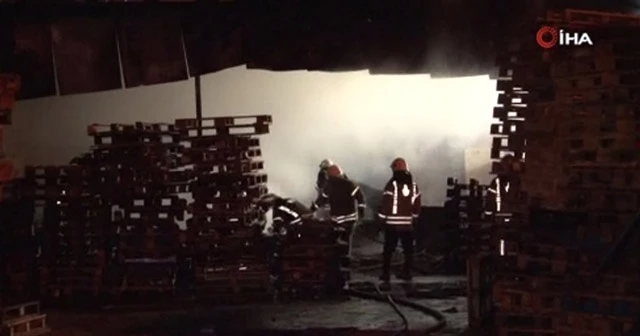 İşçiler ısınmak isterken yangın çıktı